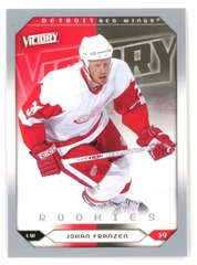 2005-06 Upper Deck Victory Rookies Johan Franzen RC #291